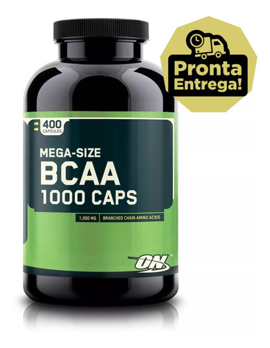 Bcaa Optimum Nutrition On 400 Caps Frete Grátis Importado