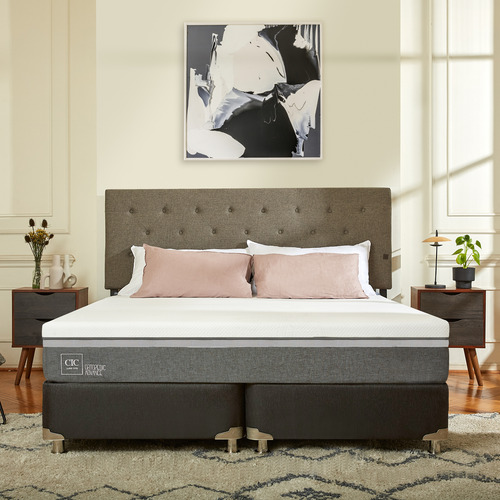 Box Spring Ortopedic Advance 2 Plazas + Respaldo Baker