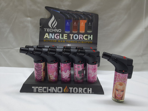 Encendedor Techno Torch Barbie Diseño Soplete Caja 15 Piezas