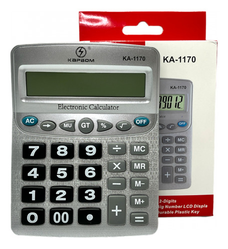 Calculadora Digital Mesa Com Tela Lcd Brilhante