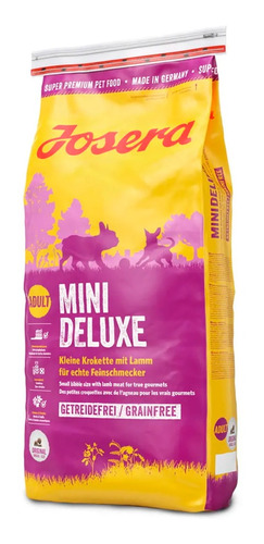 Comida Cachorros Josera Premium Mini Deluxe Cordero 15kg