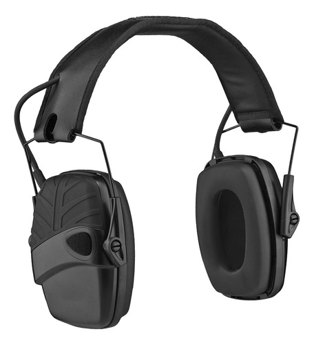 Auriculares Orejeras Plegables Reducción De Ruido Negro