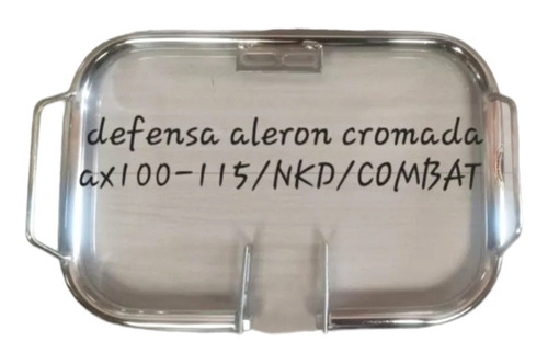 Defensa Tubular Cromada Akt Nkd/ Ax100-115/victory Combat 