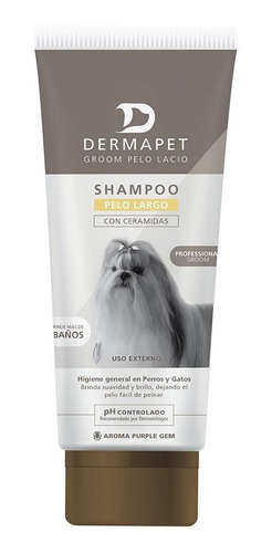 Shampoo Pelo Largo Dermapet 250ml