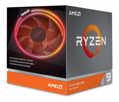 Processador Amd Ryzen 9 3900x 12 Cores 3.8ghz, 4.6ghz Turbo