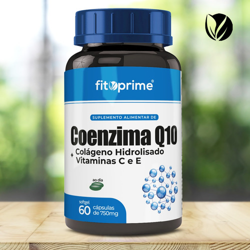Imagem 2 de 3 de Coenzima Q10 + Colágeno Hidrolisado Vitaminas C E 60cps