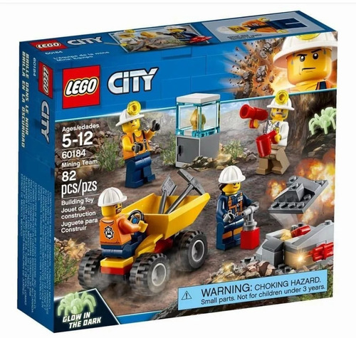 Lego City Equipo De La Mina 82 Pz  60184