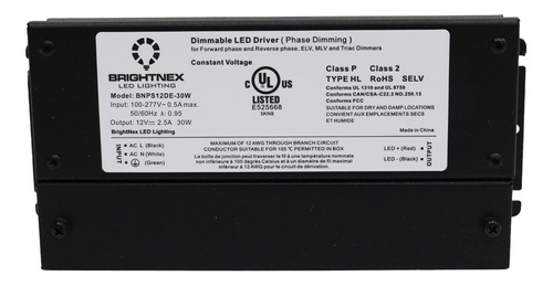 Transformador Regulable Iluminacion Led Controlador 12 V Cc