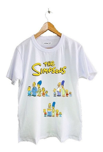 Remeras Estampadas Dtg Full Hd Los Simpson Antiguo 3 Series