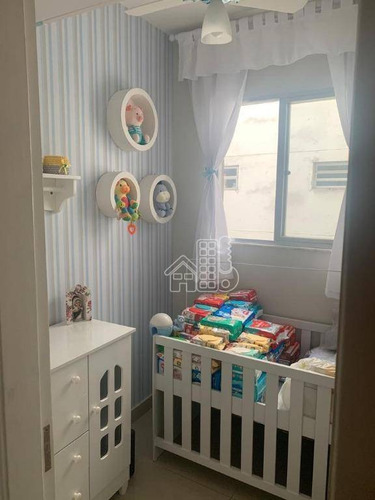Apartamento Com 3 Dormitórios À Venda, 80 M² Por R$ 450.000,00 - Icaraí - Niterói/rj - Ap1144