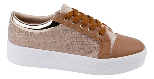 Fratello Tenis Casual Color Nude Para Mujer 0135