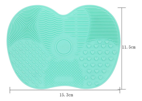 2 X 2 Almohadillas Limpiadoras De Brochas De 2 Piezas