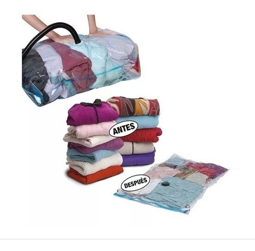 Pack De 12 Bolsas Al Vacio Comprimir Ropa Ahorra Espacio