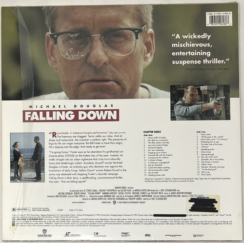 Lasedisc Falling Down Un Día De Furia Como Nuevo (Usado)