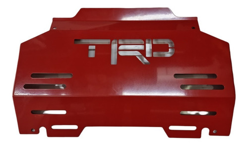 Protector De Hierro Trd Para Motor Toyota Hilux Revo Rojo