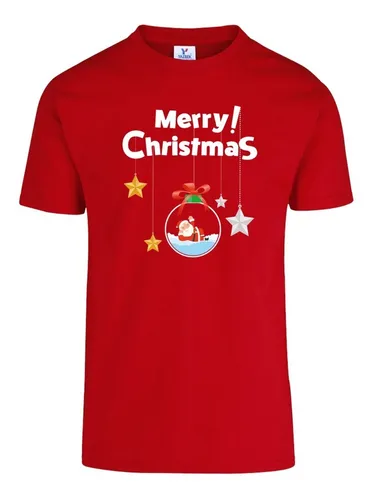 Playera Navide a Feliz Navidad 1 Pza Varios Personajes