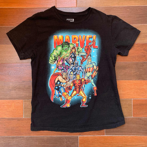 Playera Vintage Marvel Universe Talla M Old Comics Print (Usado)