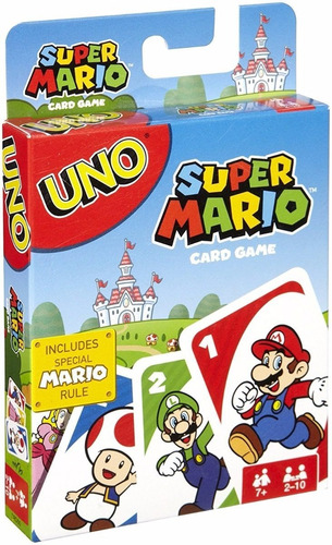 Uno Super Mario Bros Juego De Mesa Cartas Edición Especial