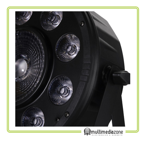 Par 64 1x30w + 9x9w = 130w Hyper Led Dmx Rgb Combo 12 Piezas