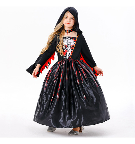 Ropa De Niña Bruja Infantil De Halloween Cosplay