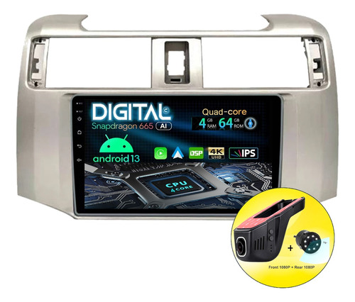 Radio Pantalla Android Toyota 4runner Jbl, Y Audio Normal