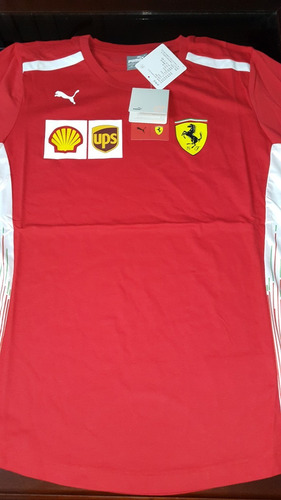 Nova Camiseta Funcional Scuderia Ferrari F1 Team 2018 Em Sp