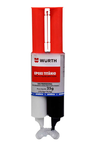 Adesivo Epoxi Titanio 25g - Wurth