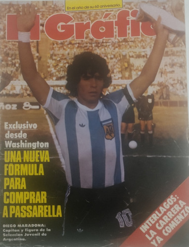 El Grafico 3095 Primer Tapa De Maradona En El Grafico