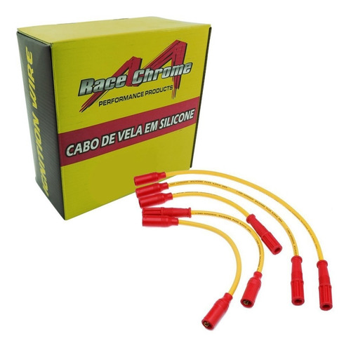 Cabo De Vela Esportivo 8mm Fusca Race Chrome