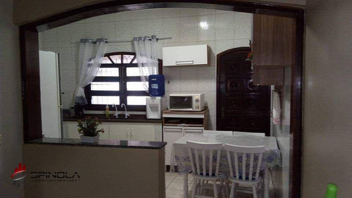 Imagem 6 de 19 de Sobrado Com 3 Dormitórios À Venda, 169 M² Por R$ 450.000,00 - Solemar - Praia Grande/sp - So0057