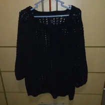 Comprar Chompa Negra Calada Talla L Usada Importada