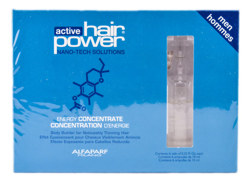 Energy Concentrate Alfaparf Active Hair Power Para Hombres