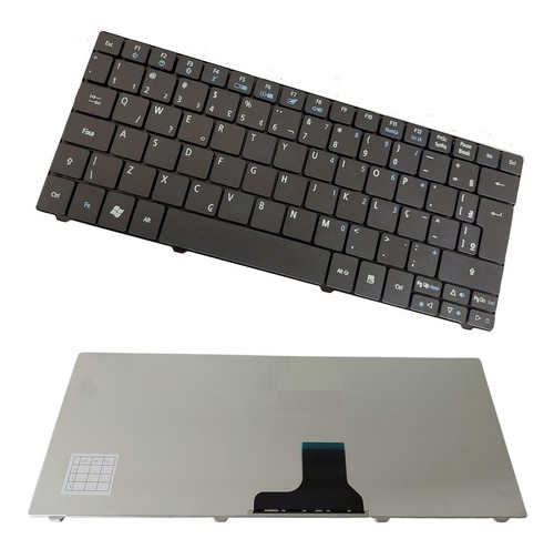 Teclado Compatível Com Acer Aspire One 1430z-4677 Br Novo !!