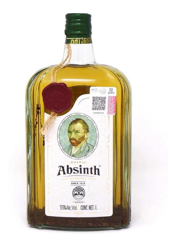 Pack De 12 Licor Absinth De Hierbas Rustico 1 L