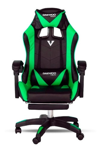 Silla Gamer Daewoo Shooter Green Dw-sga001nv 150kg 360º Pp