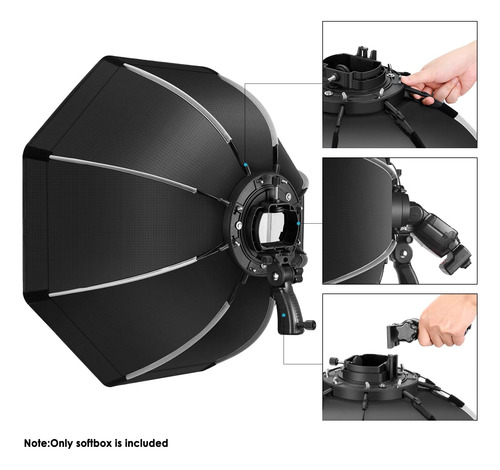 Caja Blanda Octogonal Newer De 65 Cm Para Neewer T560 Nw561