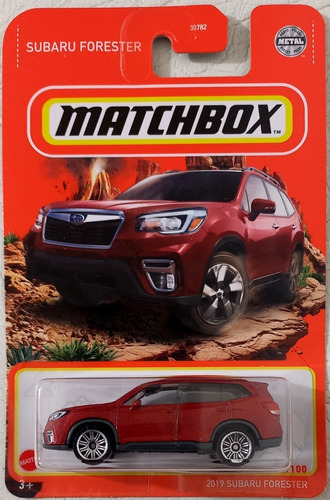 2019 Subaru Forester Rojo Matchbox Mattel