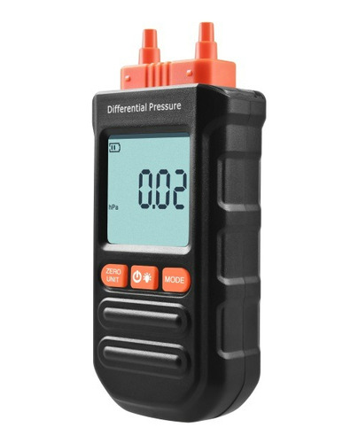 Manómetro Digital Presión Gas Hvac Medidor Diferencial Aire
