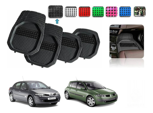 Tapetes 4pz Charola 3d Color Renault Megane Ii 2004 A 2009