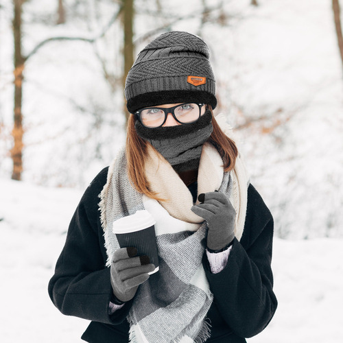 Wang Gorro Bufanda Guantes Calcetines Con Térmico Forro