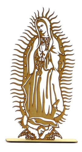 30 Figuras De Virgen De Guadalupe, 30 Cm  En Madera Mdf