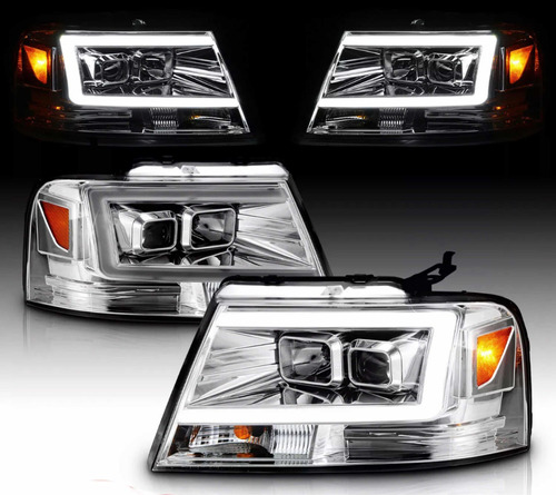 Par Faros Led Ford Lobo F150 2004 2005 2006 2007 2008 Cromo