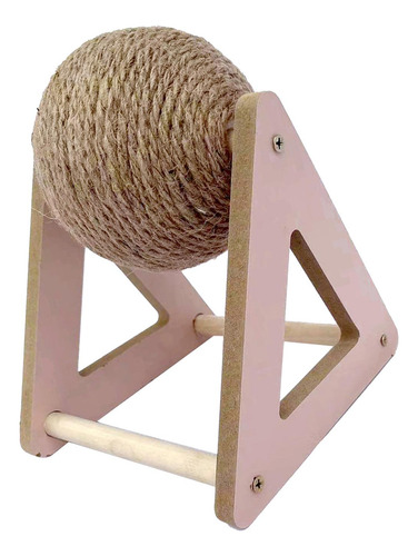 Cuerda Interactiva De Sisal Con Forma De Bola Giratoria Para