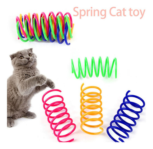 Bobina De Resorte De Juguete Para Gatos Juguete Interactivo