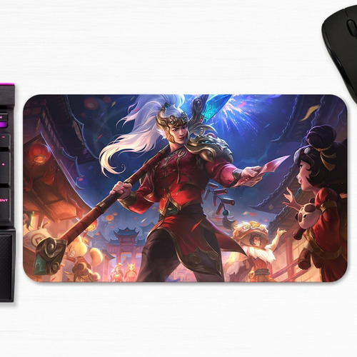 Mouse Pad Xin Zhao Año Nuevo Chino Lol Splash Art Gamer M