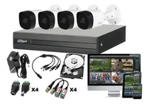Comprar Kit Seguridad 4 Camaras 2mp Dahua Dvr 4ch P2p Cctv Disco 1tb