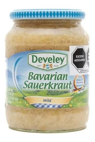 Col Agria Sauerkraut Develey Alemania 680 G