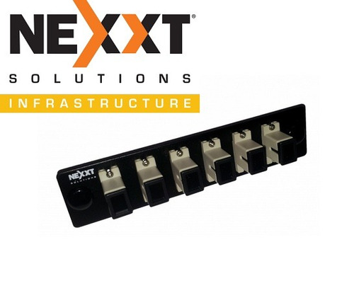 Panel De Inserción Fibra Mm Nexxt De 6 Adaptadores Sc 50/125