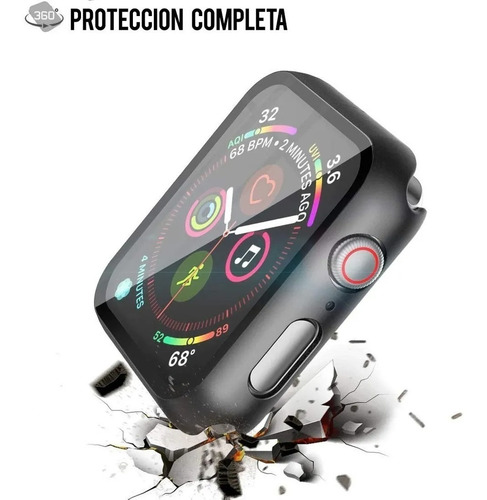 Vidrio Templado Protector Funda Compatible Apple Watch 44mm