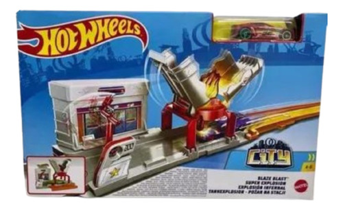 Pista Explosion Infernal De Hot Wheels City Orig. Mattel